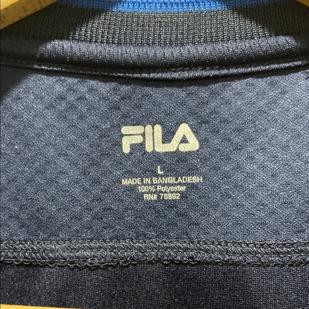 Fila Navy Blue Athletic Shirt - Picture 2 of 3